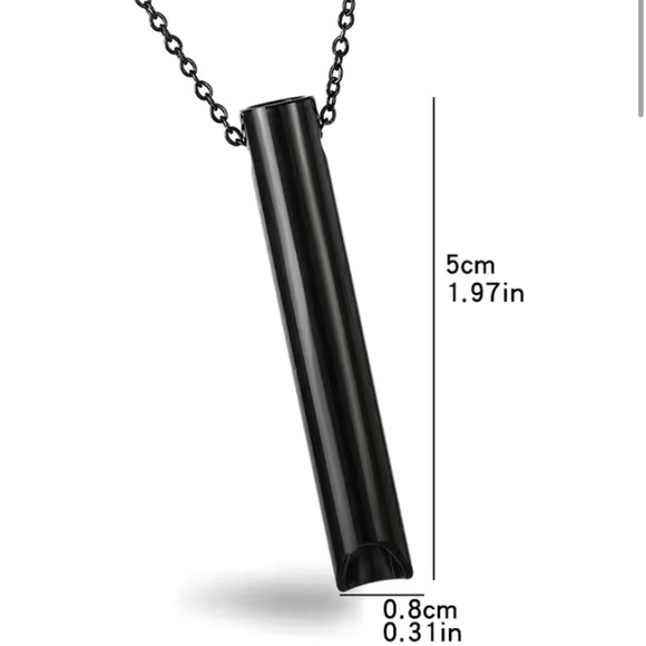 Anxiety Breathing Meditation Mindfulness Necklace - Picture 4 of 9